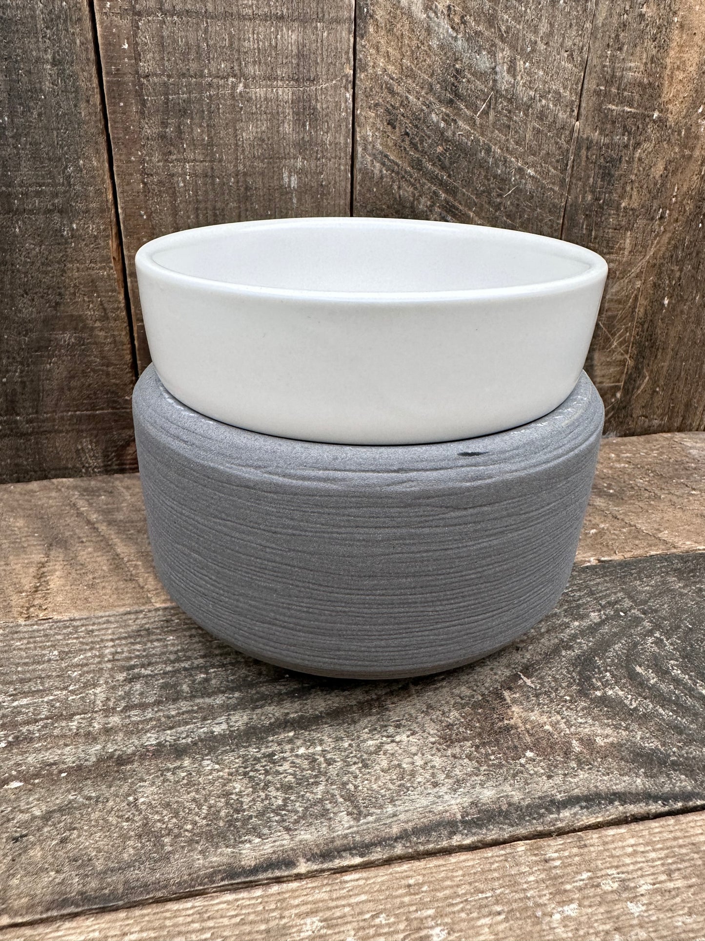 Stone Wax Melter Gray Essential Oil Tart Warmer Candle Hot Plate