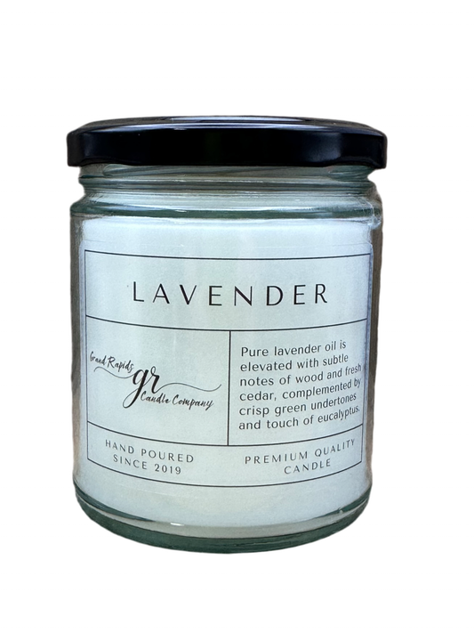 Classic Fragrance Candle Basic Label With Notes 9oz Soy Blend Gift