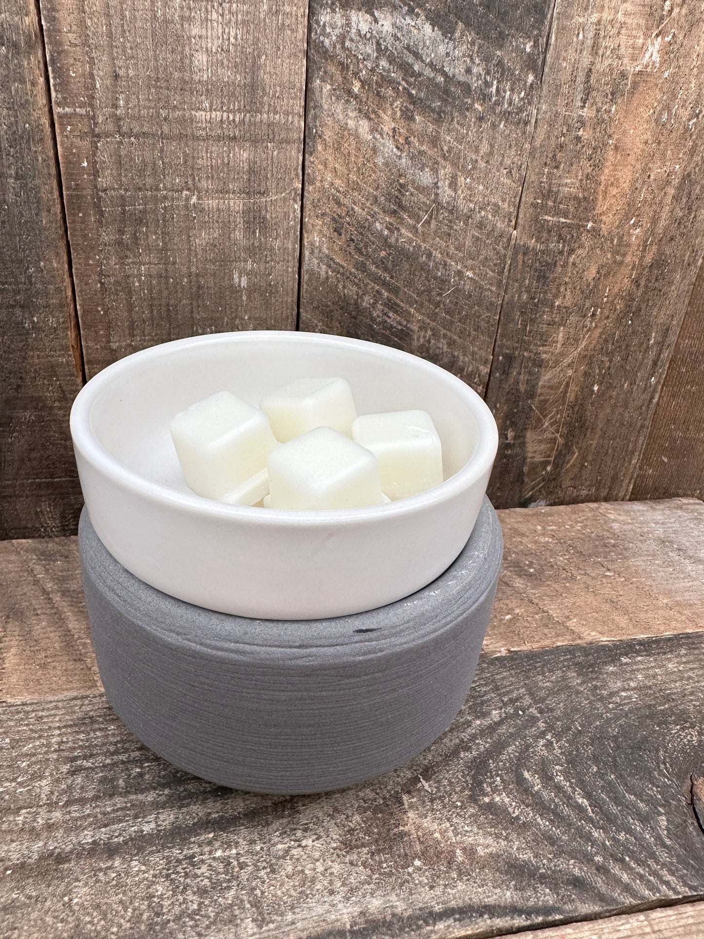 Stone Wax Melter Gray Essential Oil Tart Warmer Candle Hot Plate