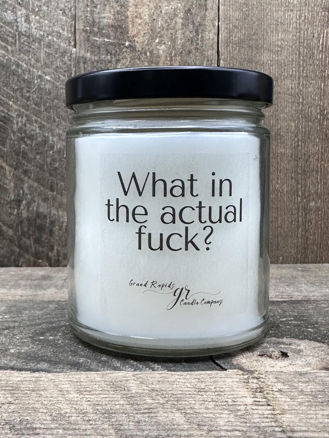 What In The Actual Fuck? Candle 9oz Soy Blend Gift Funny