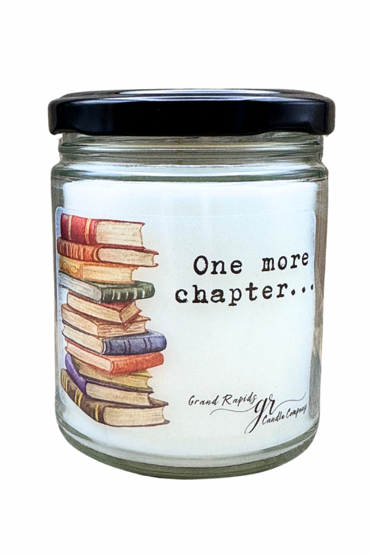 One More Chapter. Candle 9oz Soy Blend Gift book reader