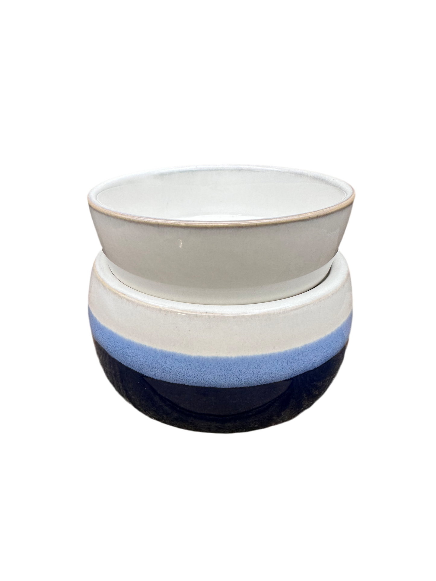 Blue and White Ceramic Wax Melter Essential Oil Tart Warmer Candle Hot Plate