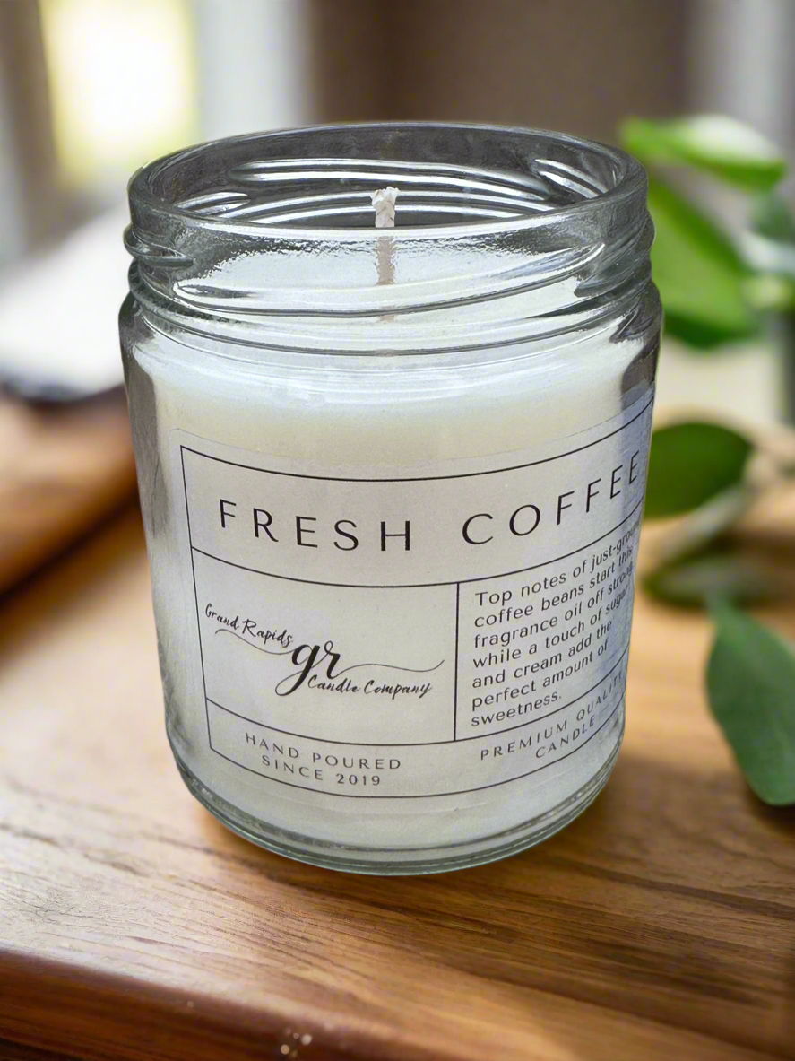 Classic Fragrance Candle Basic Label With Notes 9oz Soy Blend Gift