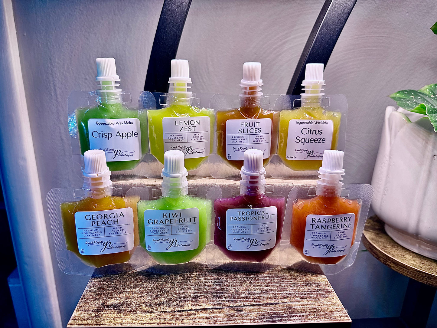 Squeezable Wax Melt Variety Sample Pack Premium Squeezie Fragrance Pouch 1 ounce squeeze Gift Set