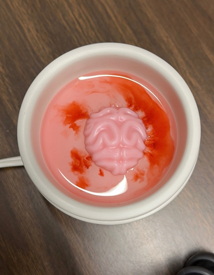 Brain Shaped Oozing Premium Wax Melt Spooky Halloween Fragrance Tart