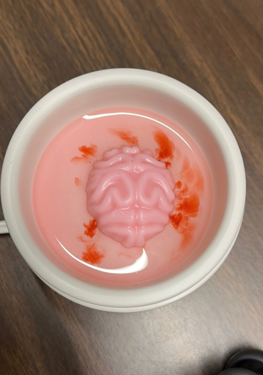 Brain Shaped Oozing Premium Wax Melt Spooky Halloween Fragrance Tart