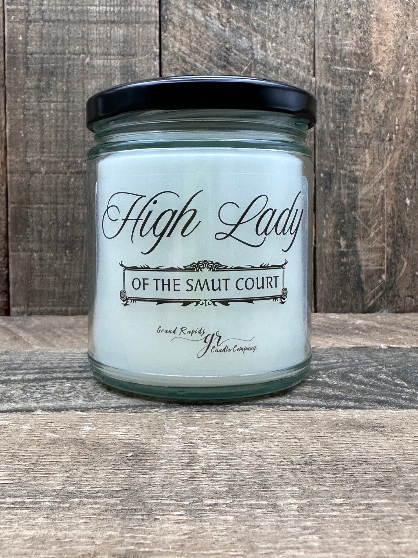 High Lady of the Smut Court. Candle 9oz Soy Blend Funny Gift book reader