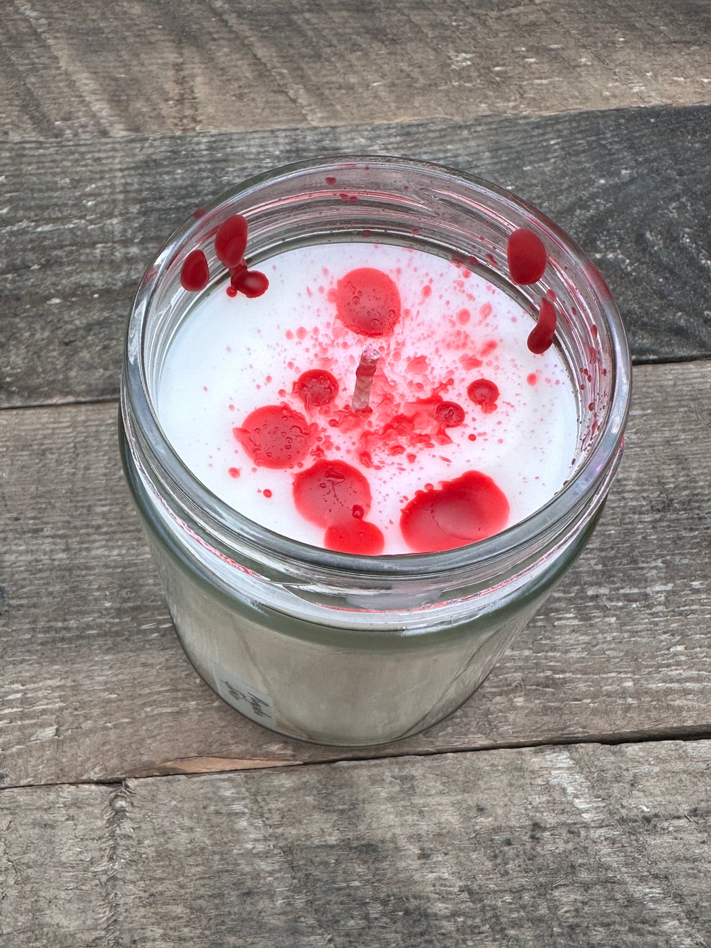 True Crime Junkie Candle 9oz Soy Blend Gift Blood Spatter