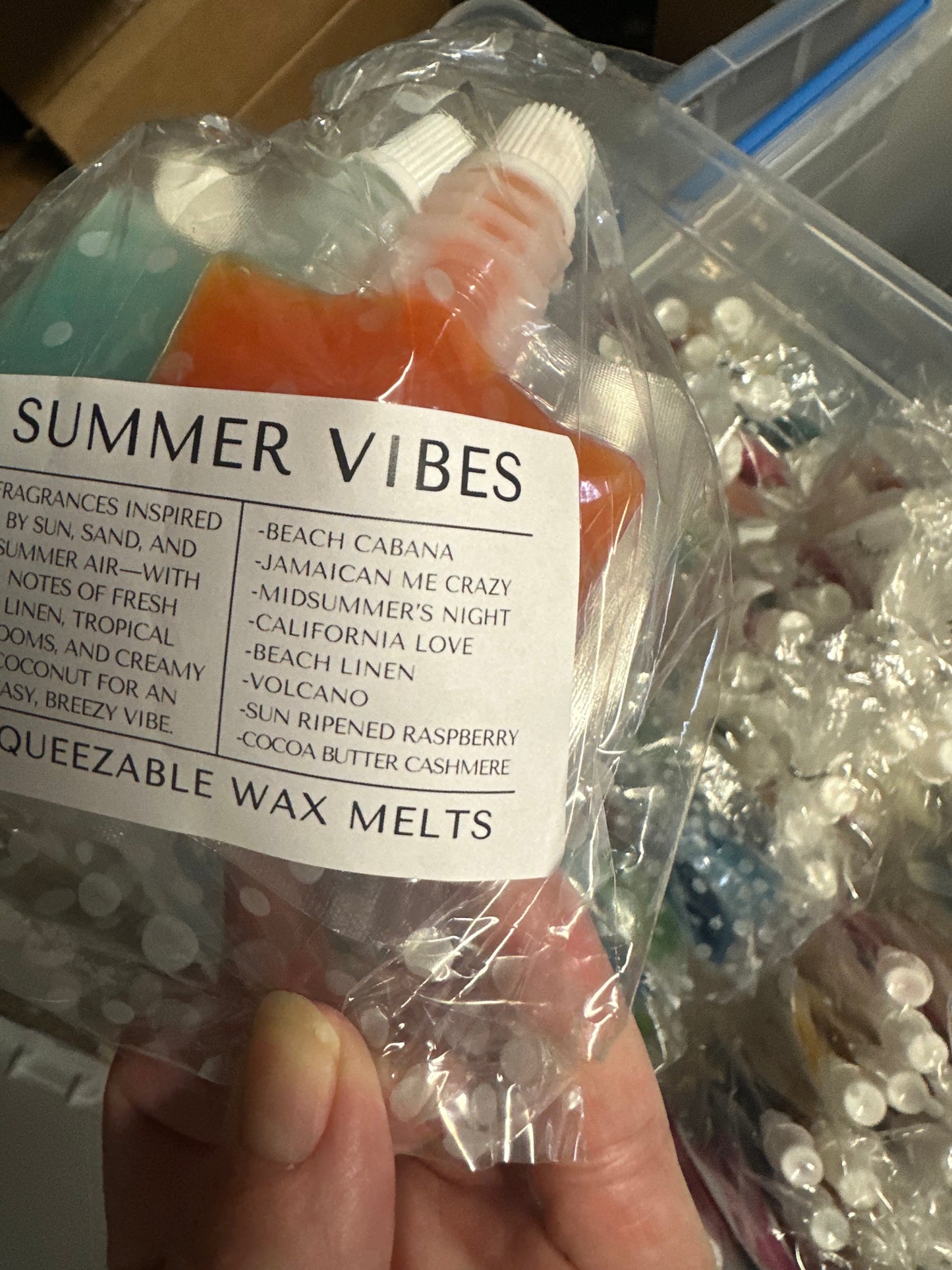 Squeezable Wax Melt Variety Sample Pack Premium Squeezie Fragrance Pouch 1 ounce squeeze Gift Set