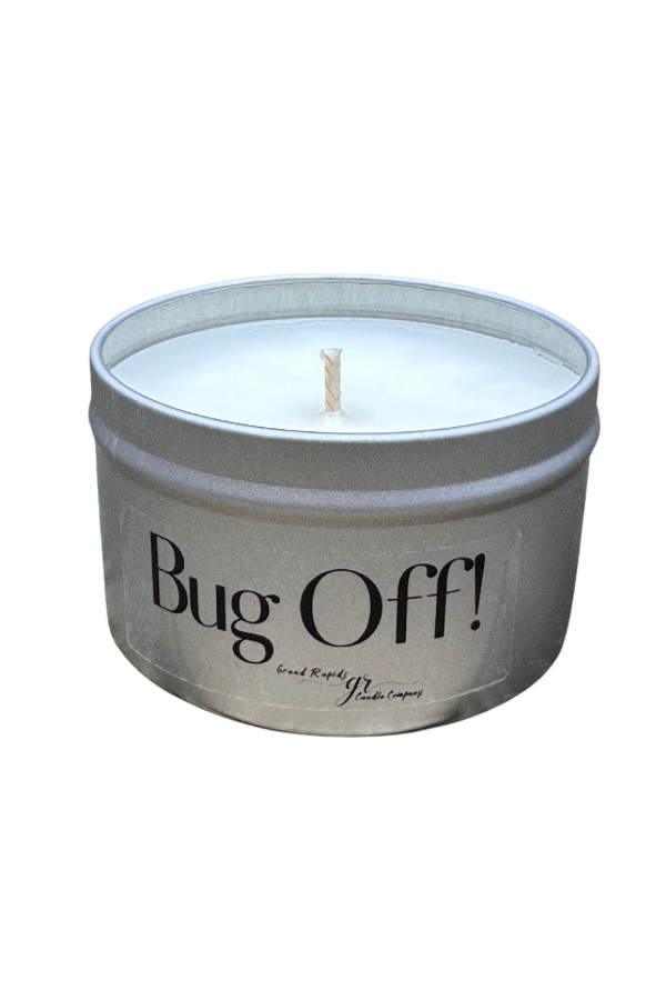 Citronella Bug Off Mosquitos 8 oz candle tin for Outdoors