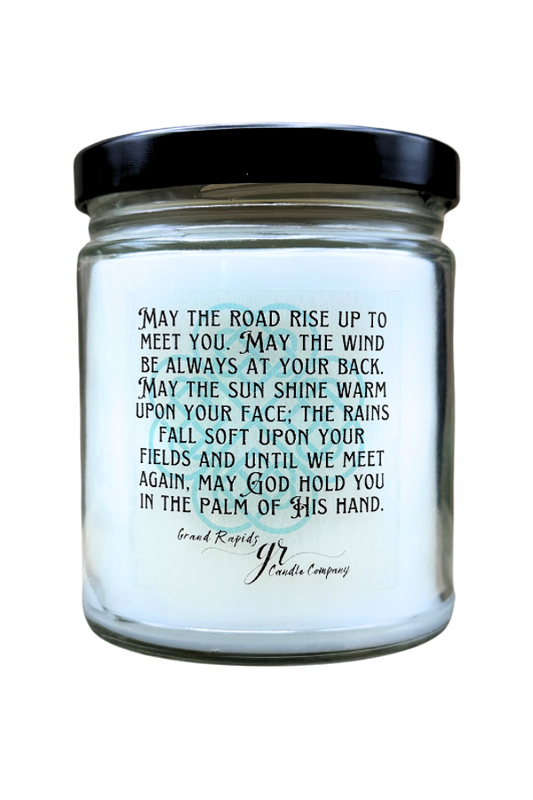 May The Road Rise To Meet You Candle St. Patrick’s Day. 9oz Soy Blend Gift Irish Blessing