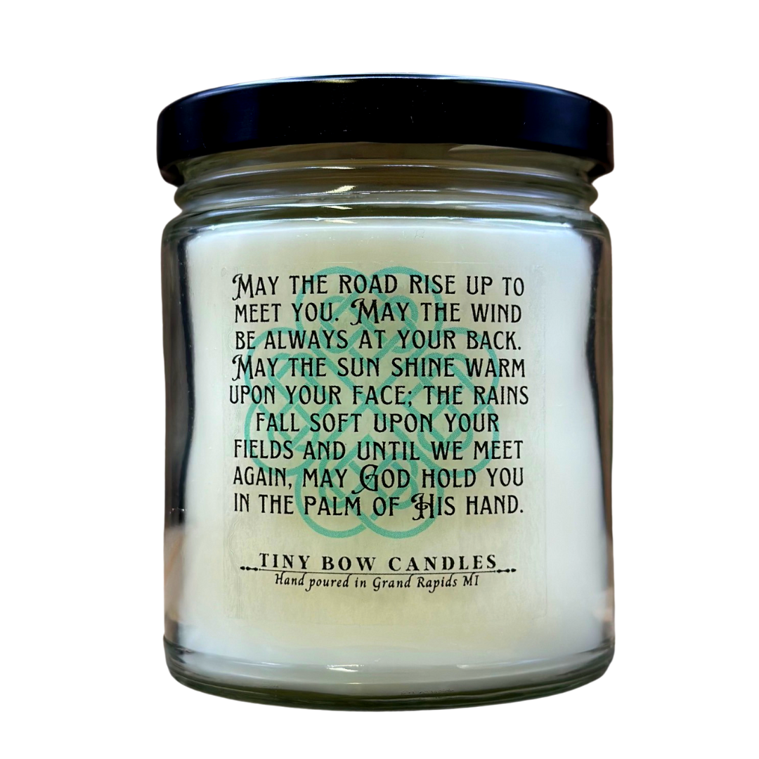 May The Road Rise To Meet You St. Patrick’s Day. 9oz Soy Blend Candle