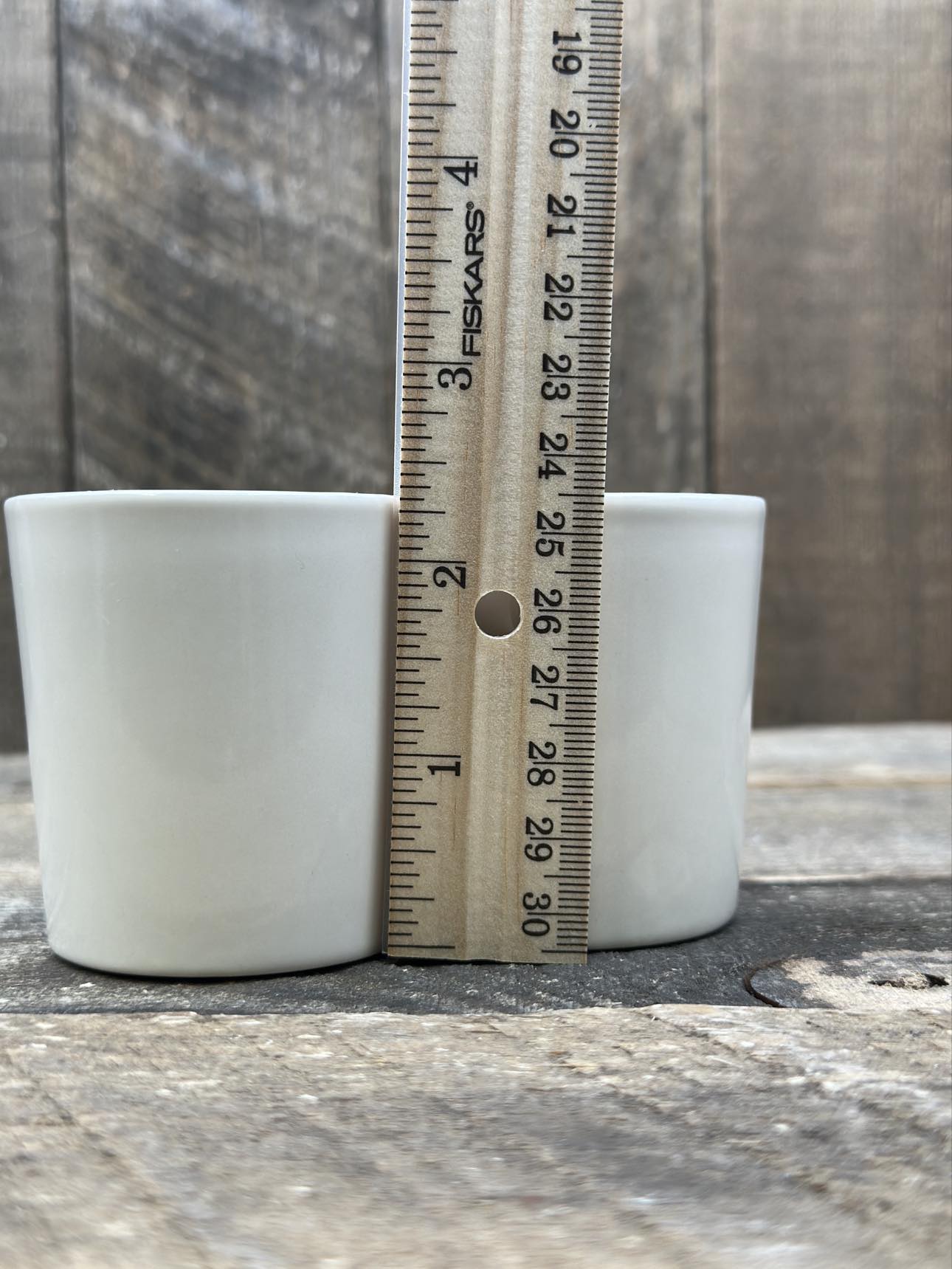 Three Wick Triangle White Reclaimed Vanilla Candle