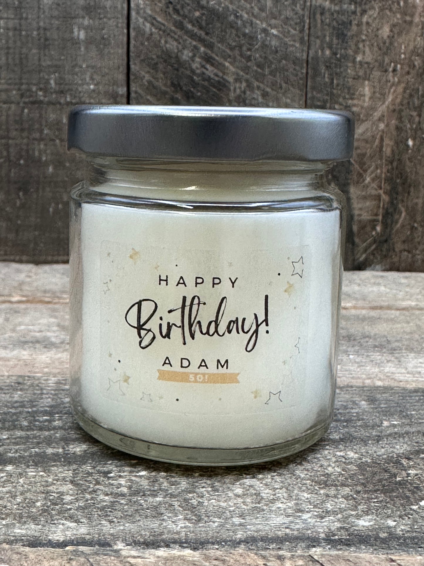 Custom wedding candle favors baby and bridal shower 4 ounce