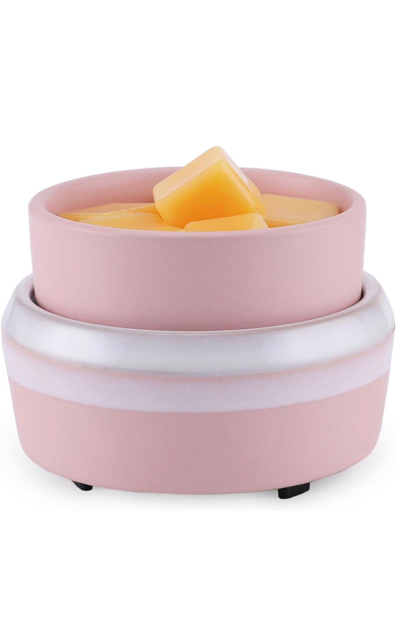 Pink Wax Melter Bundle with 3 Wax melts Oil Warmer Candle Hot Plate