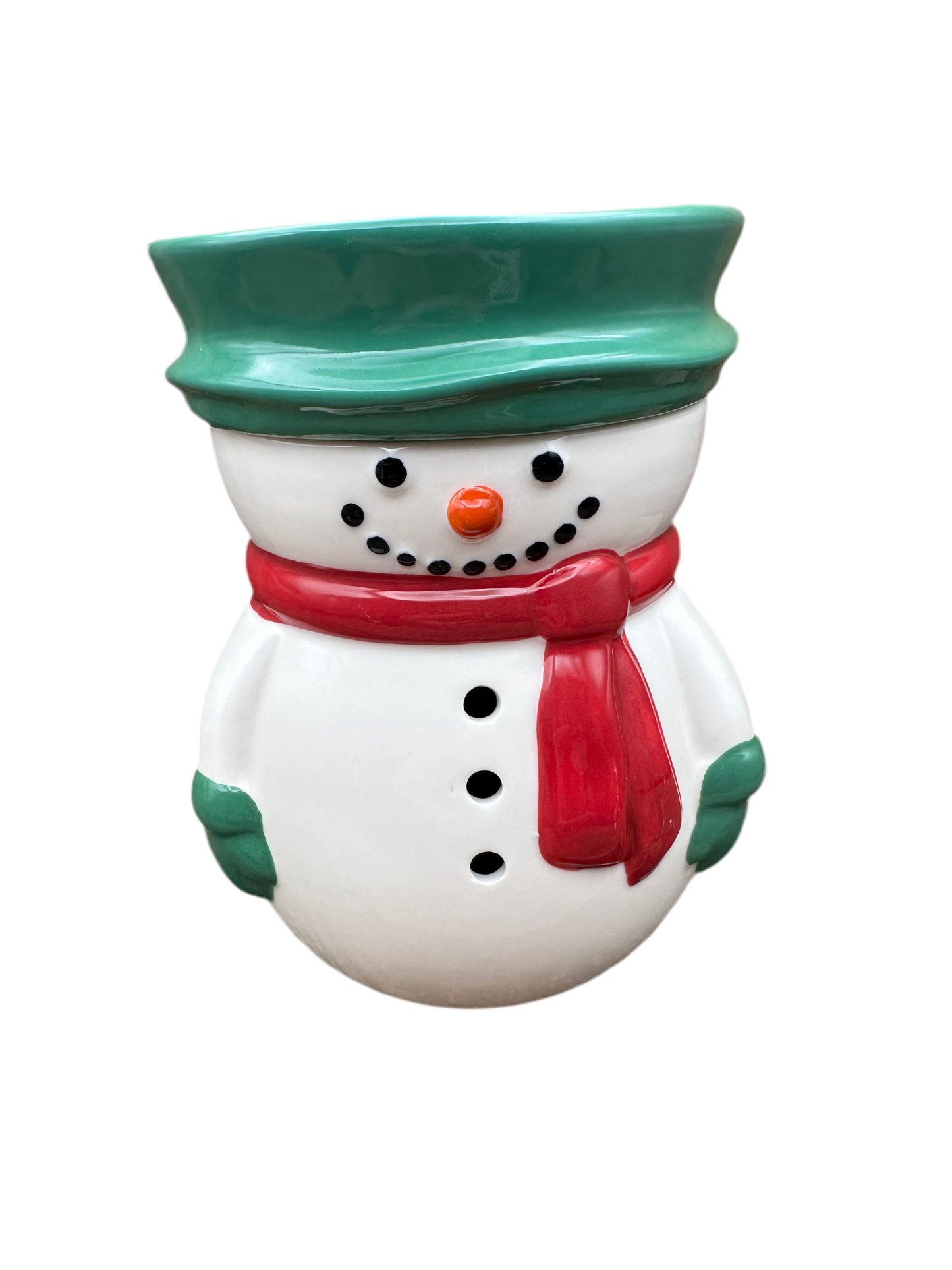 Snowman Wax Melter Winter Christmas Frosty Essential Oil Warmer