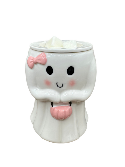 Ghost Halloween Cute Light Up Wax Warmer Fall Essential Oil Melter