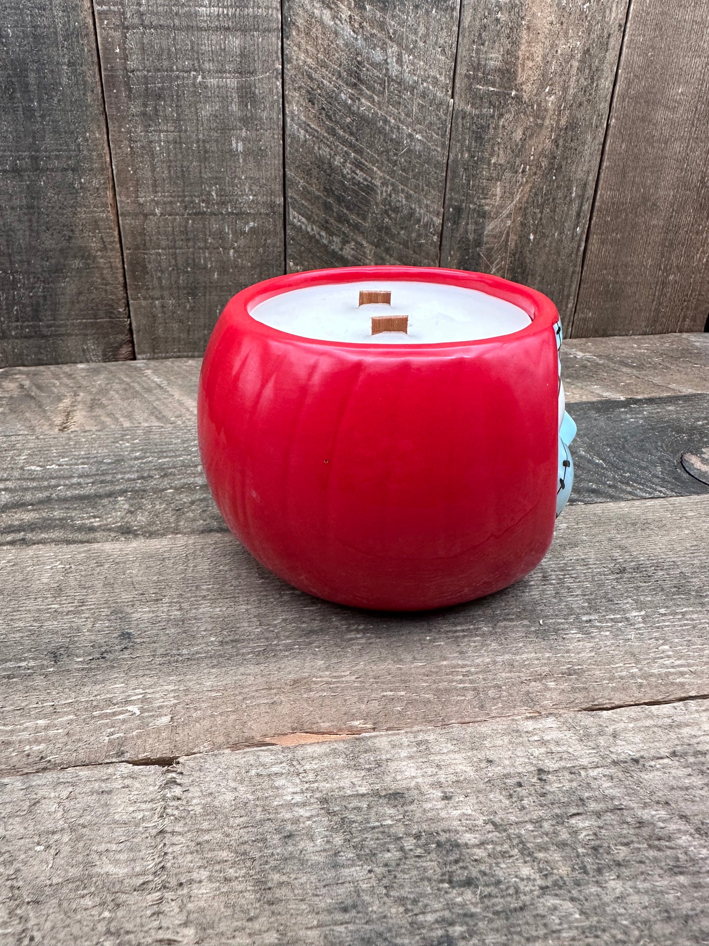 Halloween Double Wood Wick Coffee Mug Candle