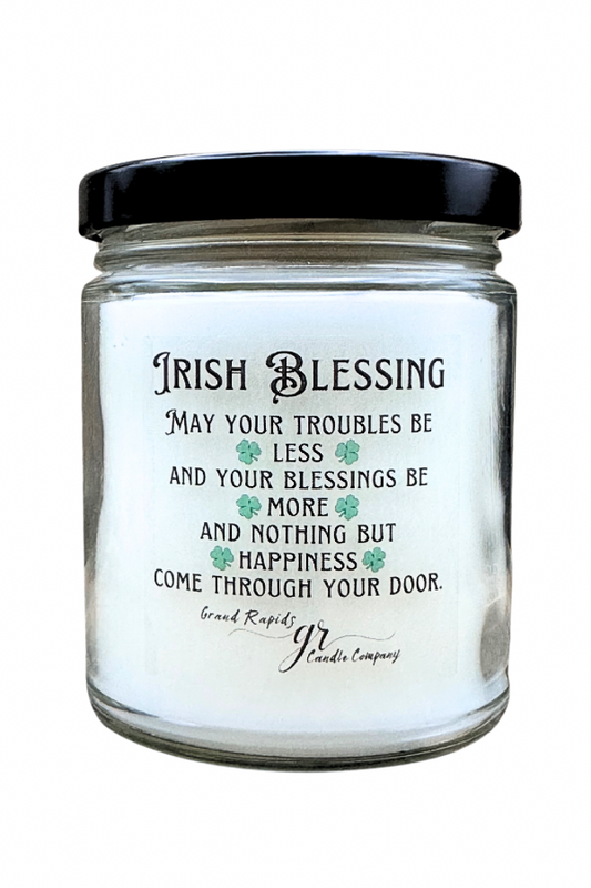 Irish blessing St. Patrick’s Day. 9oz Soy Blend Candle