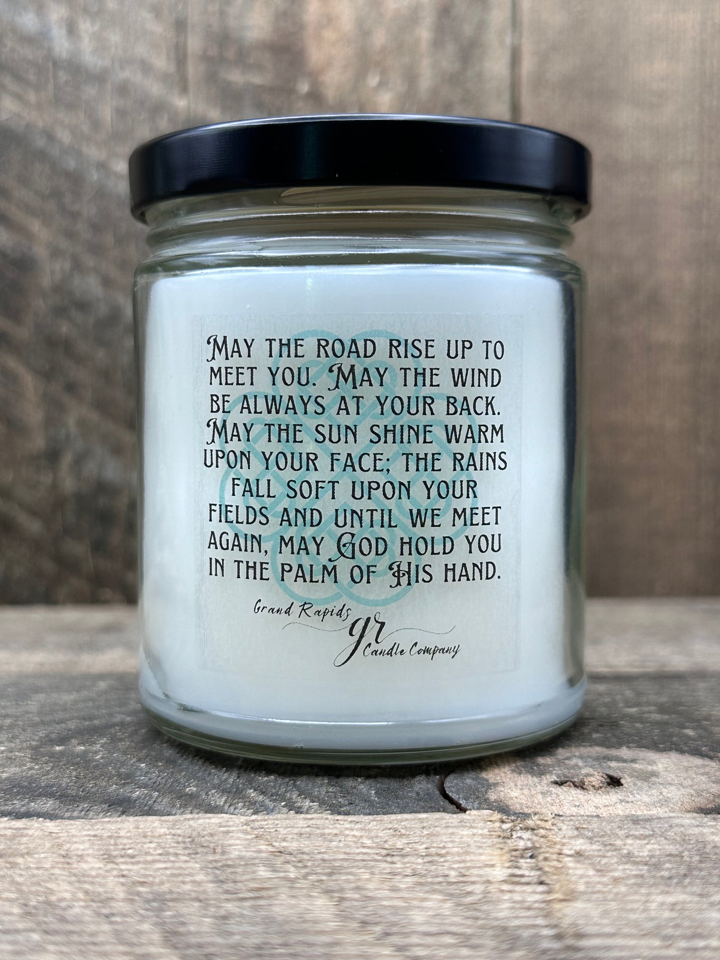 May The Road Rise To Meet You St. Patrick’s Day. 9oz Soy Blend Candle Irish Blessing