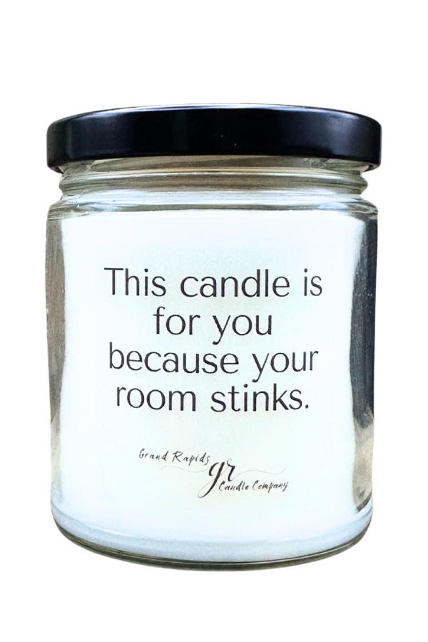 Your room stinks. 9oz Soy Blend Candle