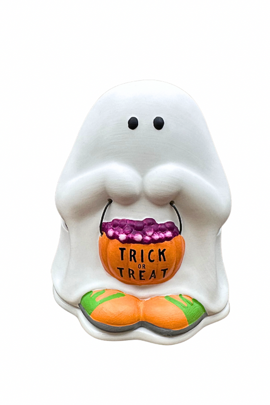 Ghost Trick or Treat Wax Melter Fall Halloween Essential Oil Warmer