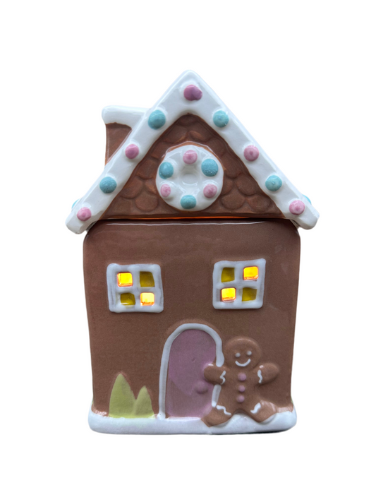 Gingerbread house Wax Melter Pastel Winter Christmas Essential Oil Warmer