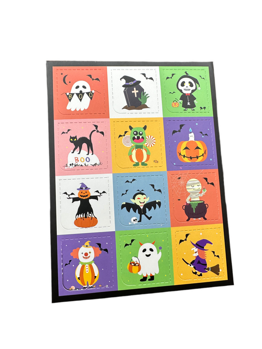 Halloween Advent Wax Melt Calendar 12 Premium Sampler Fall Fragrance Tart Cubes