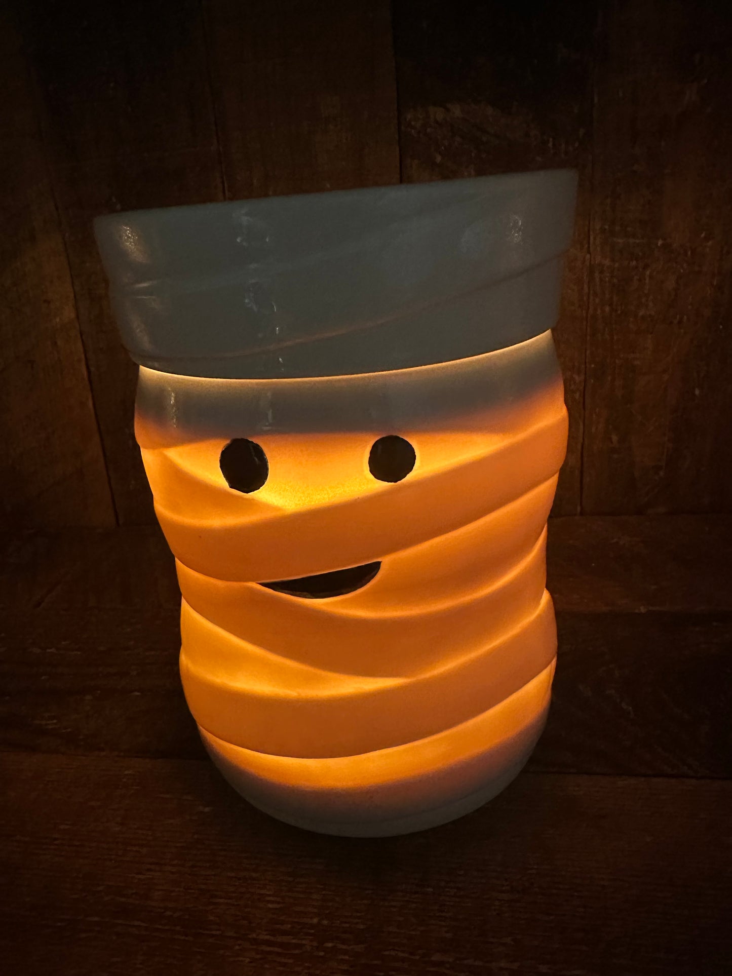 Mummy Halloween Cute Light Up Wax Warmer Fall Essential Oil Melter
