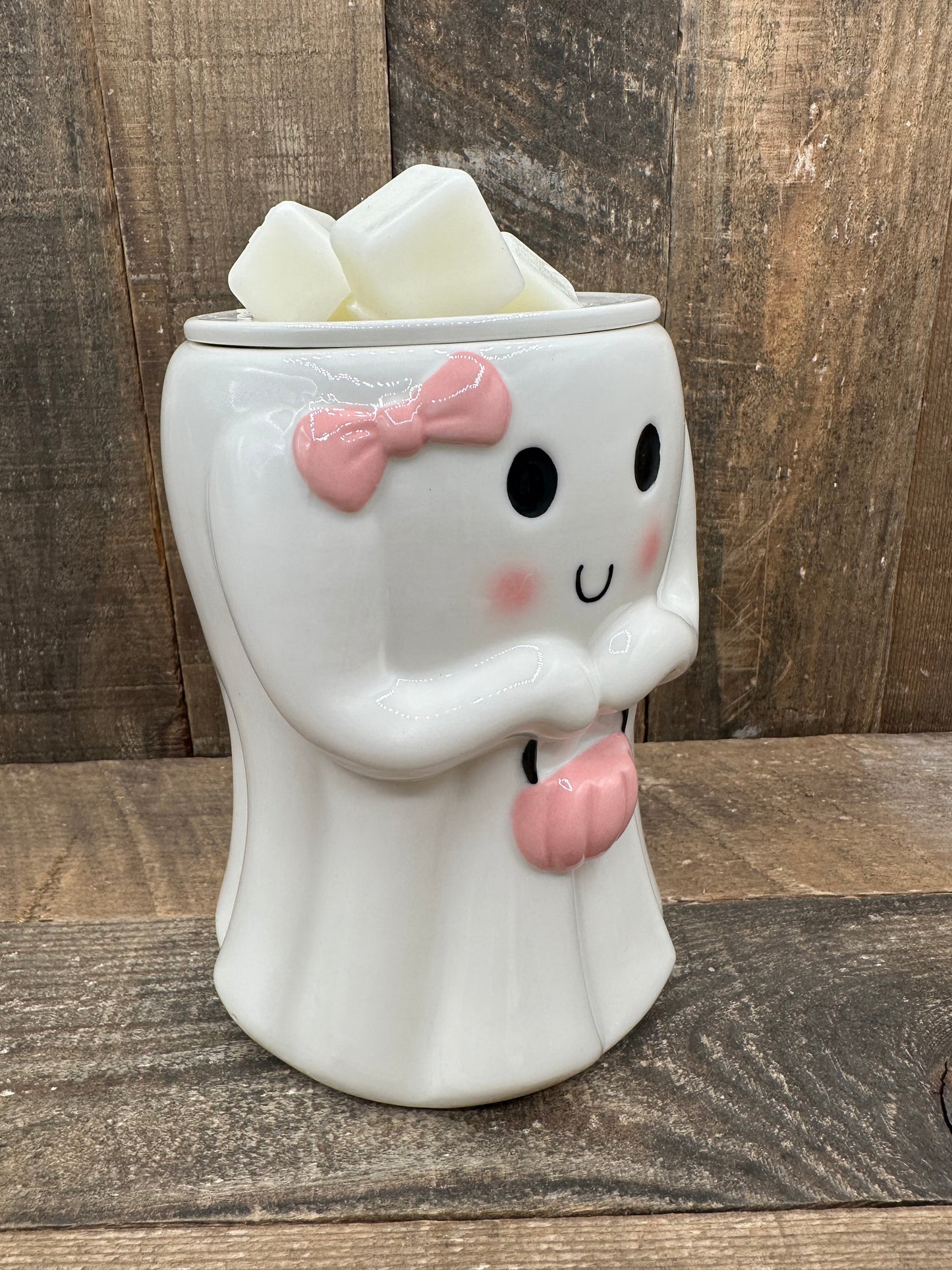 Ghost Halloween Cute Light Up Wax Warmer Fall Essential Oil Melter