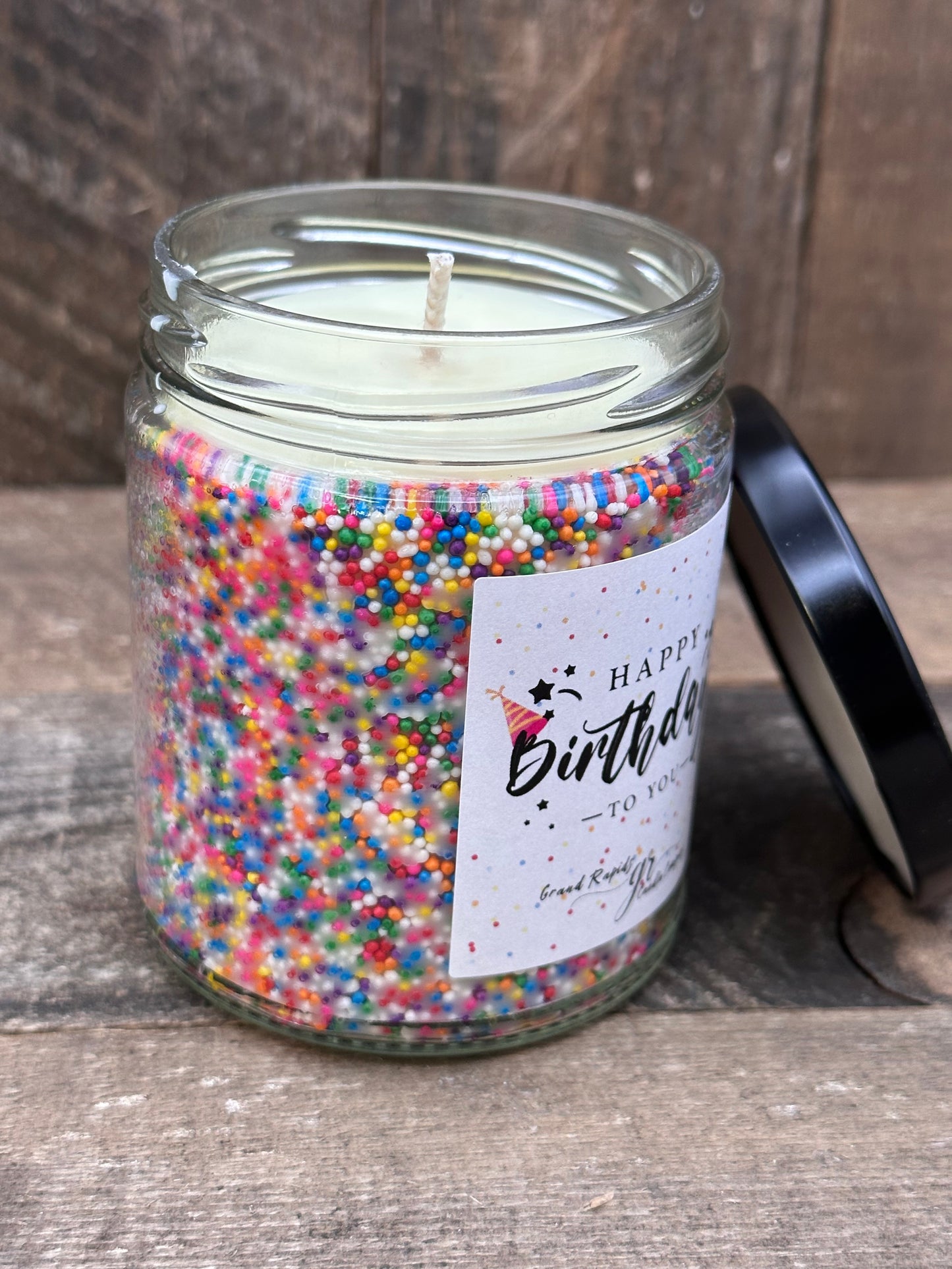 Sprinkles Birthday Candle soy blend Birthday Cake Scented