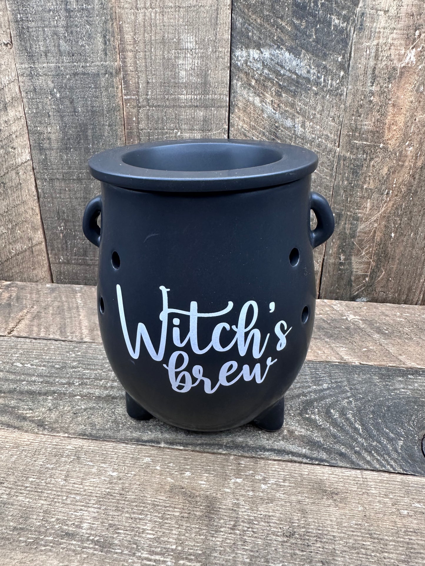 Witch’s Brew Black Cauldron Wax Melter Fall Halloween Essential Oil Warmer