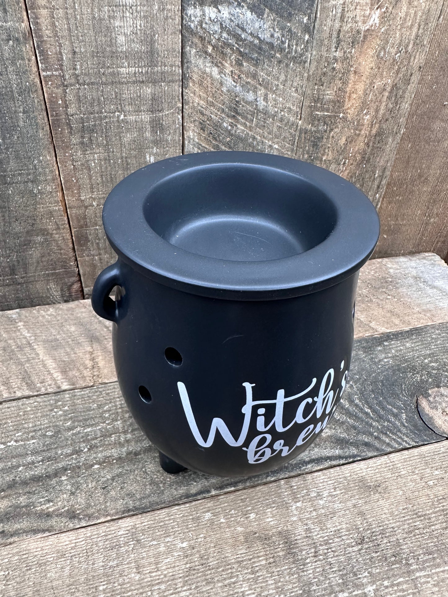 Witch’s Brew Black Cauldron Wax Melter Fall Halloween Essential Oil Warmer