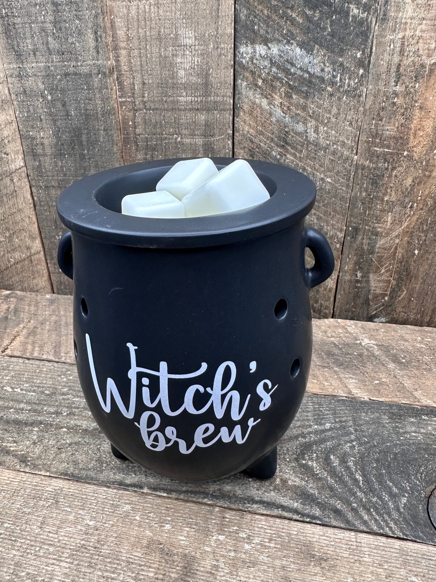 Witch’s Brew Black Cauldron Wax Melter Fall Halloween Essential Oil Warmer