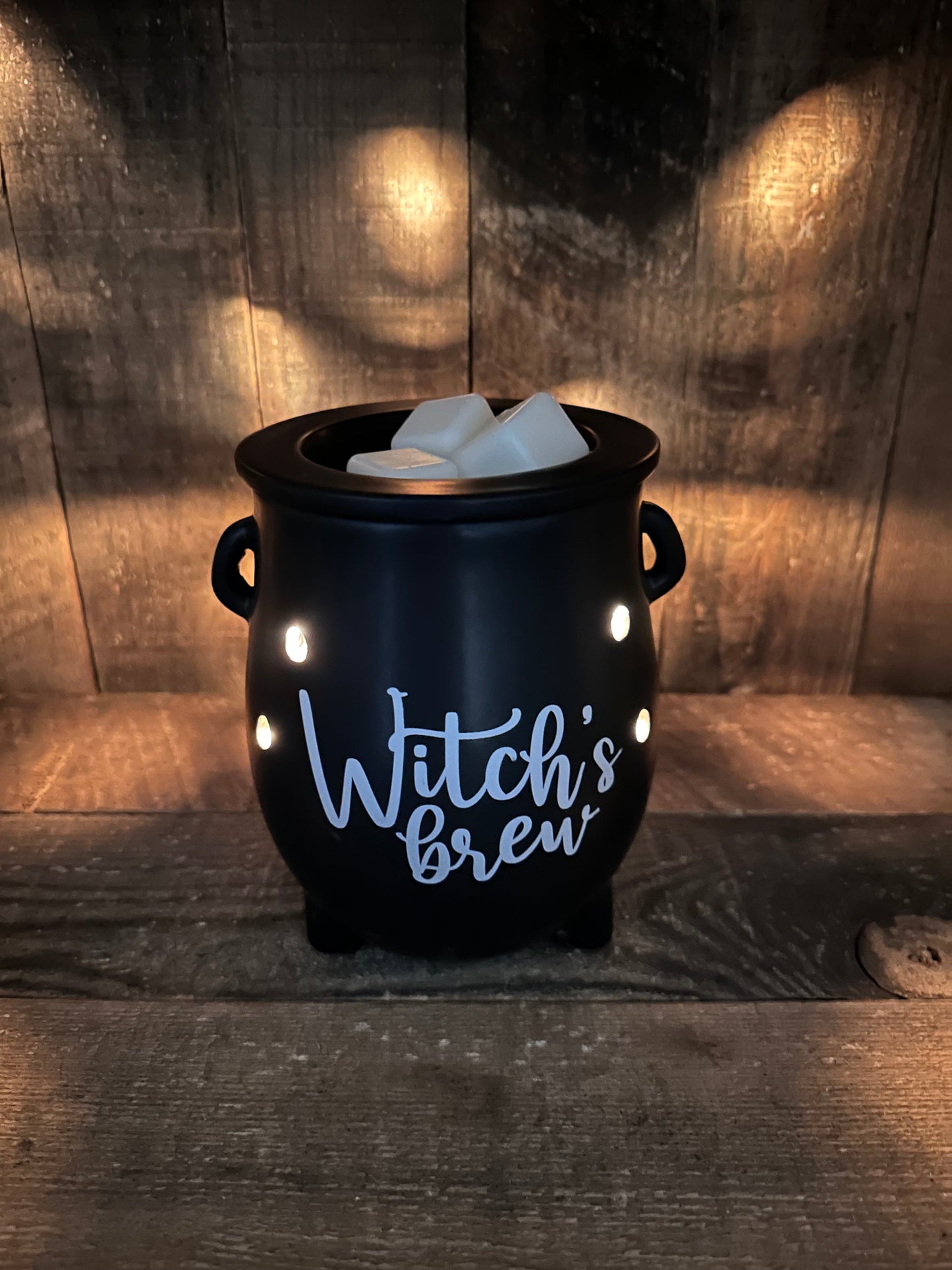 Witch’s Brew Black Cauldron Wax Melter Fall Halloween Essential Oil Warmer