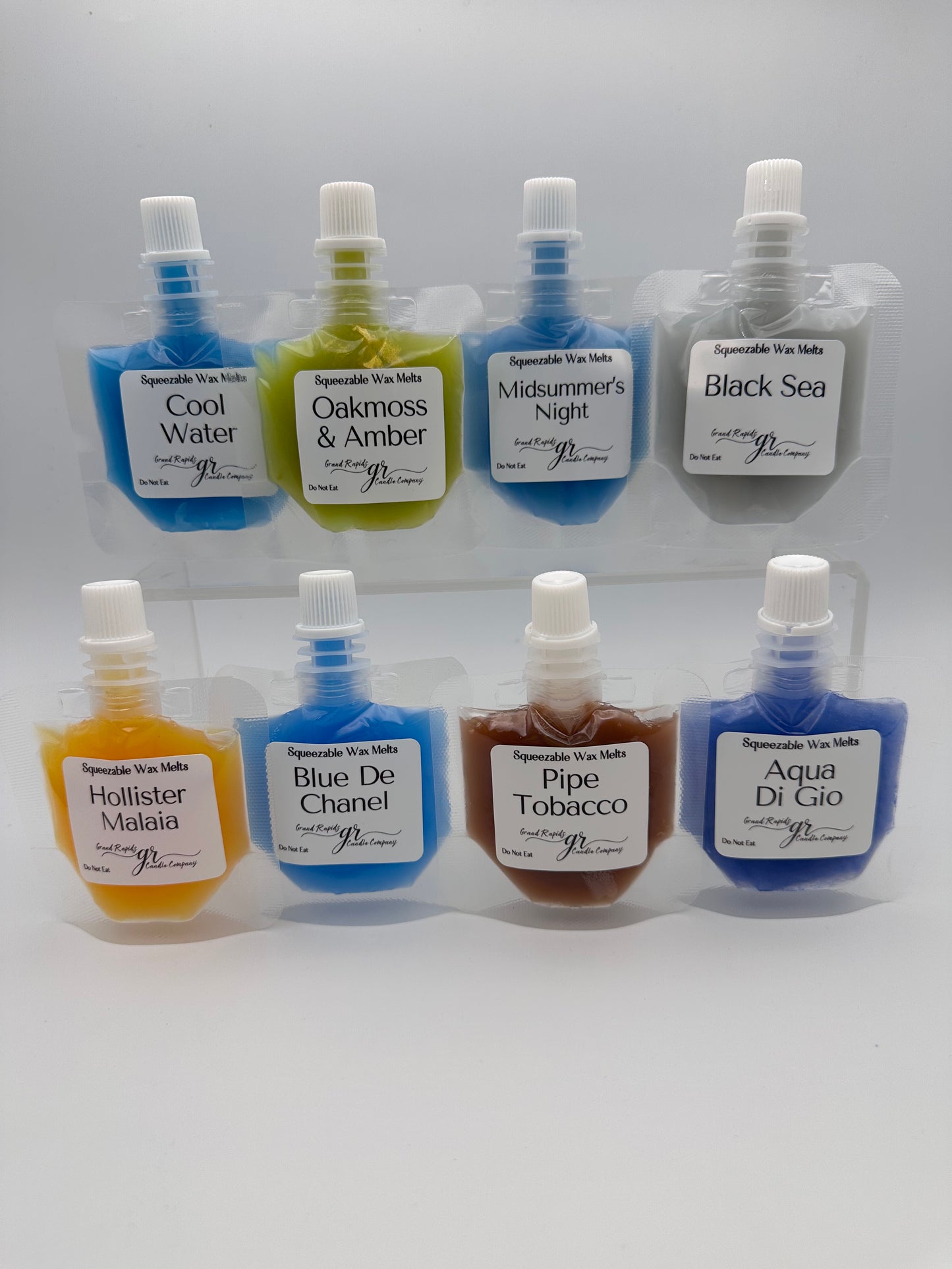 Squeezable Wax Melt Variety Sample Pack Premium Squeezie Fragrance Pouch 1 ounce squeeze Gift Set