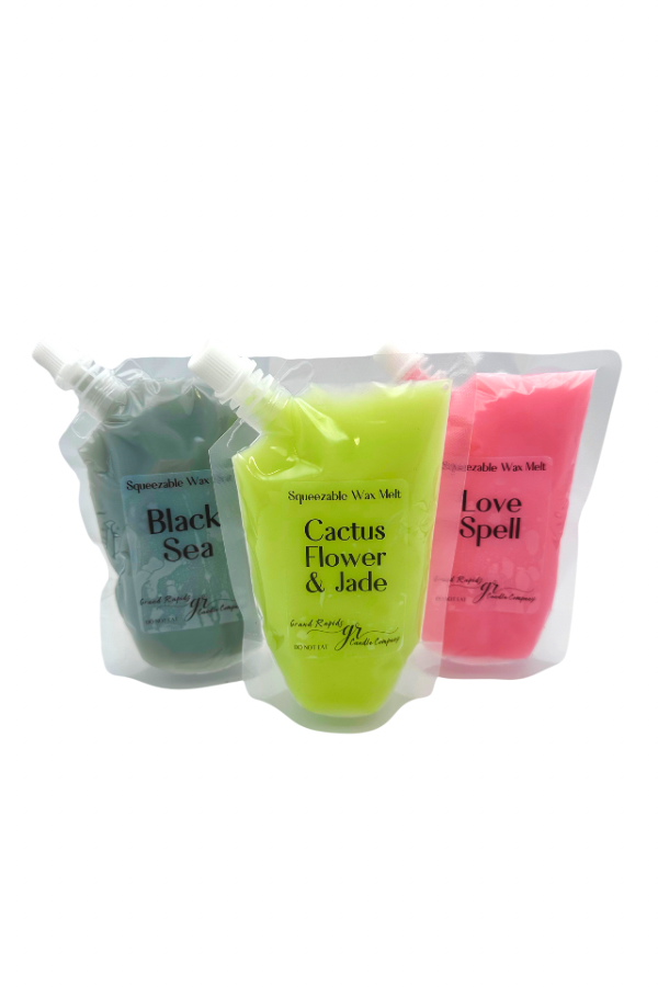 Squeezable Wax Melt Premium Squeezie Fragrance Pouch 7 ounce squeeze