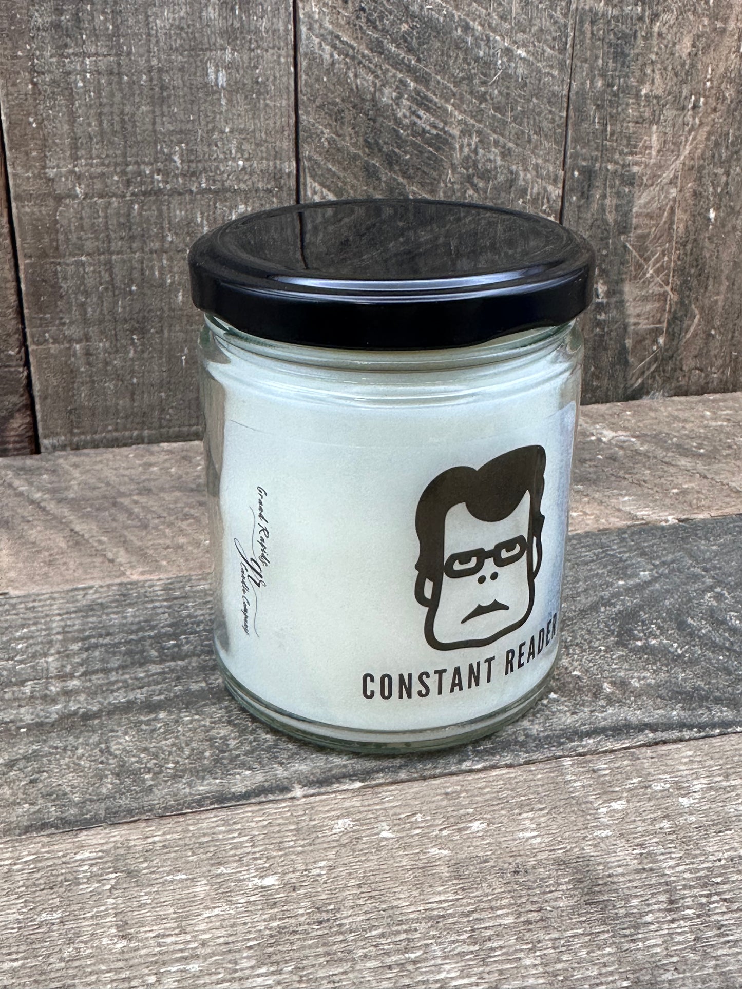 Constant Reader Stephen King 9oz Soy Blend Candle book reader