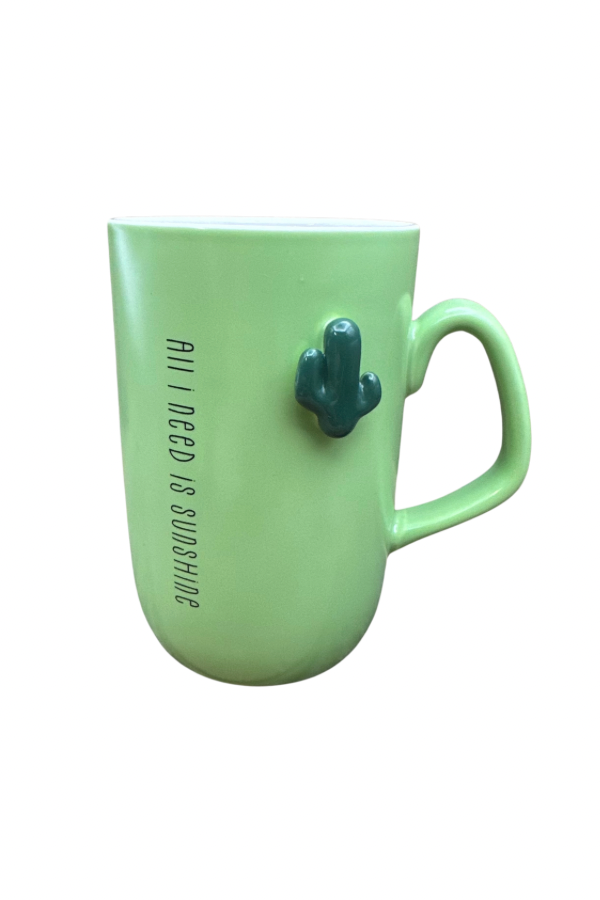 Cactus All I Need Is Sunshine Reclaimed Coffee mug candle