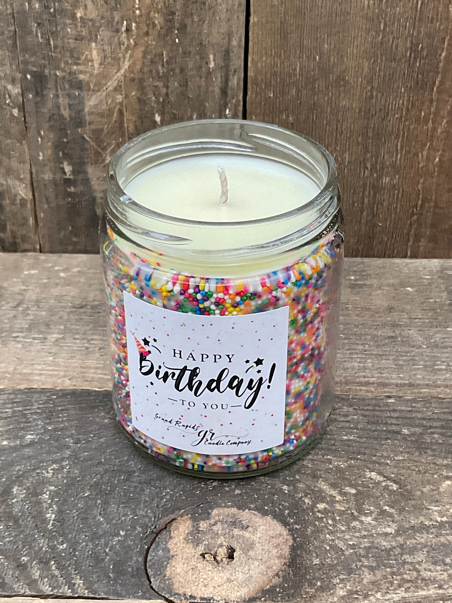 Sprinkles Birthday Candle soy blend Birthday Cake Scented