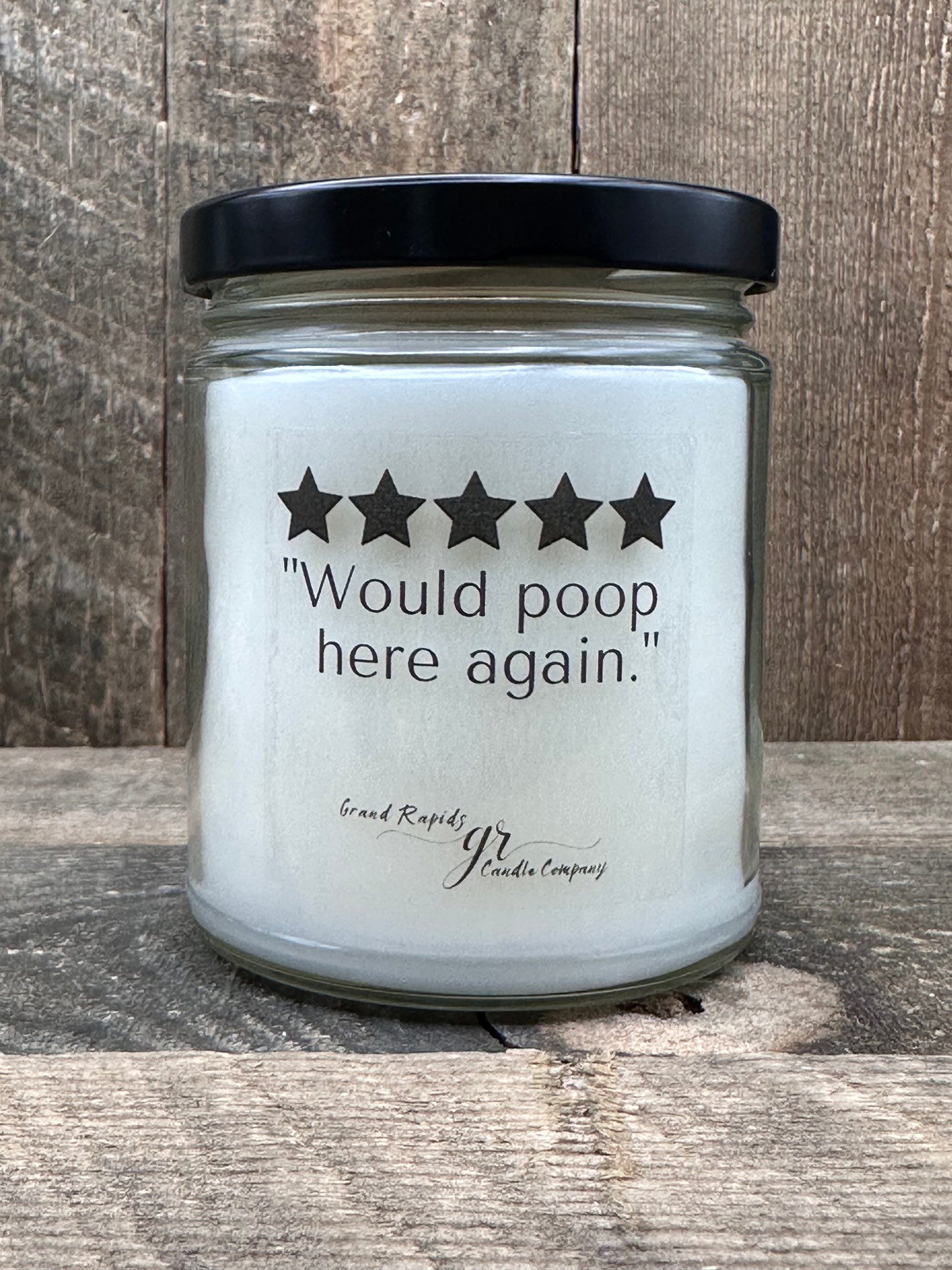 Would poop here again Candle 5 stars. 9oz Soy Blend Gift New Home